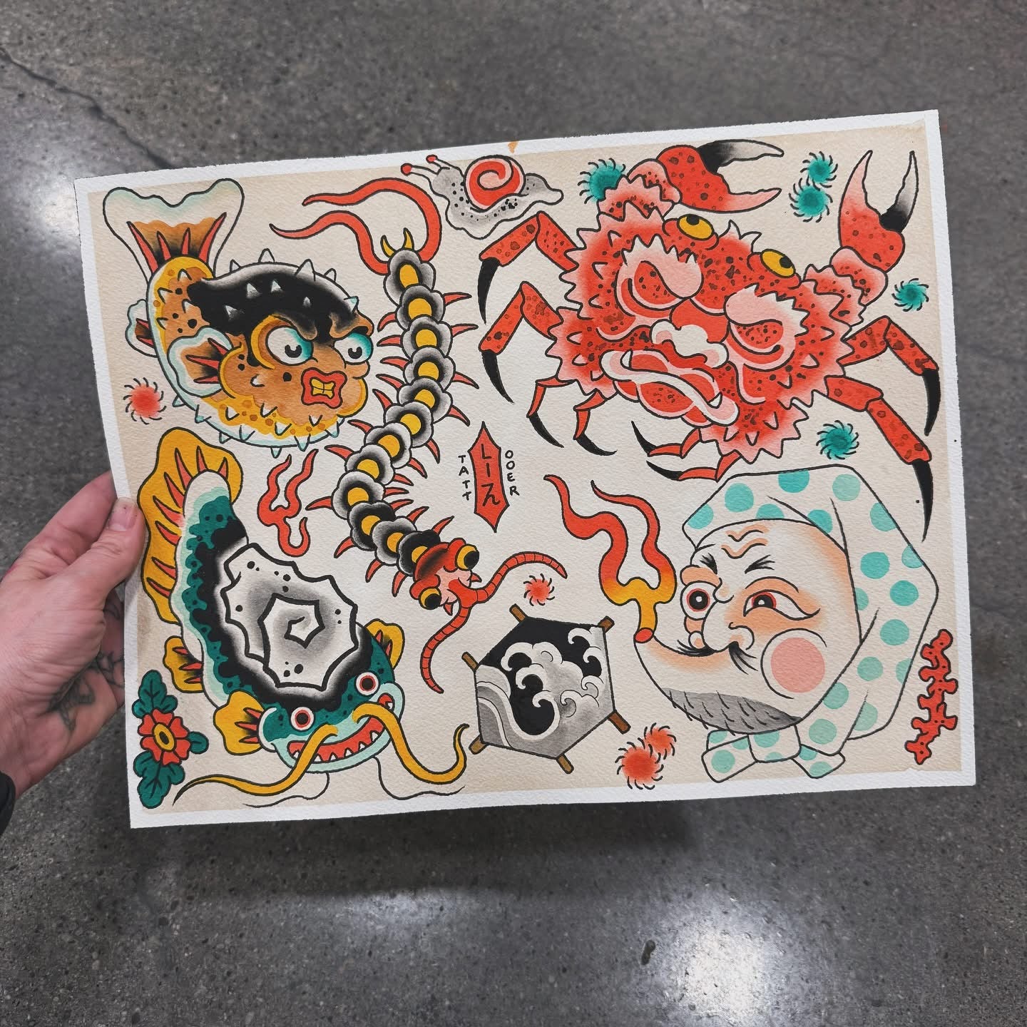 Heikegani Crab Flash Sheet