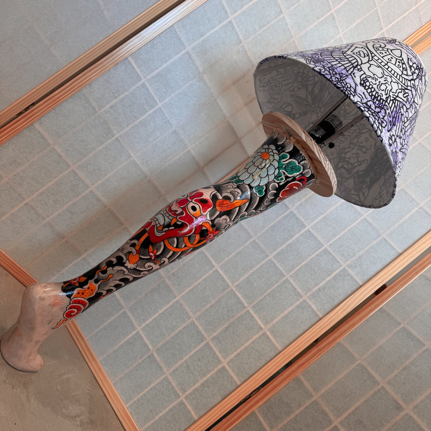 Tattooed Leg Lamp