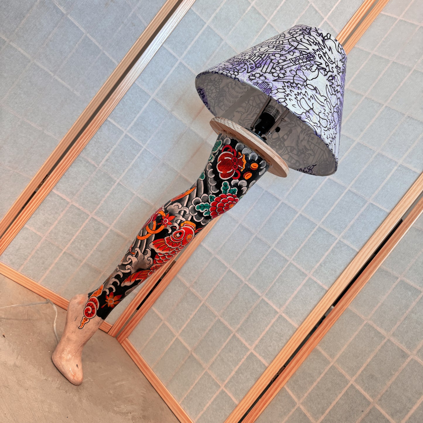 Tattooed Leg Lamp