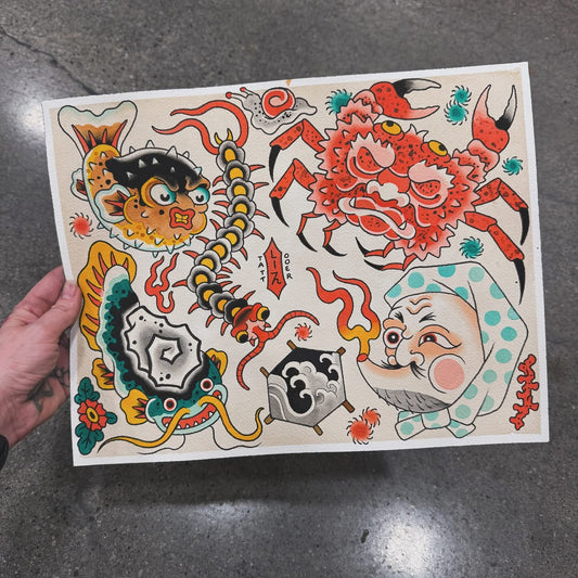 Heikegani Crab Flash Sheet